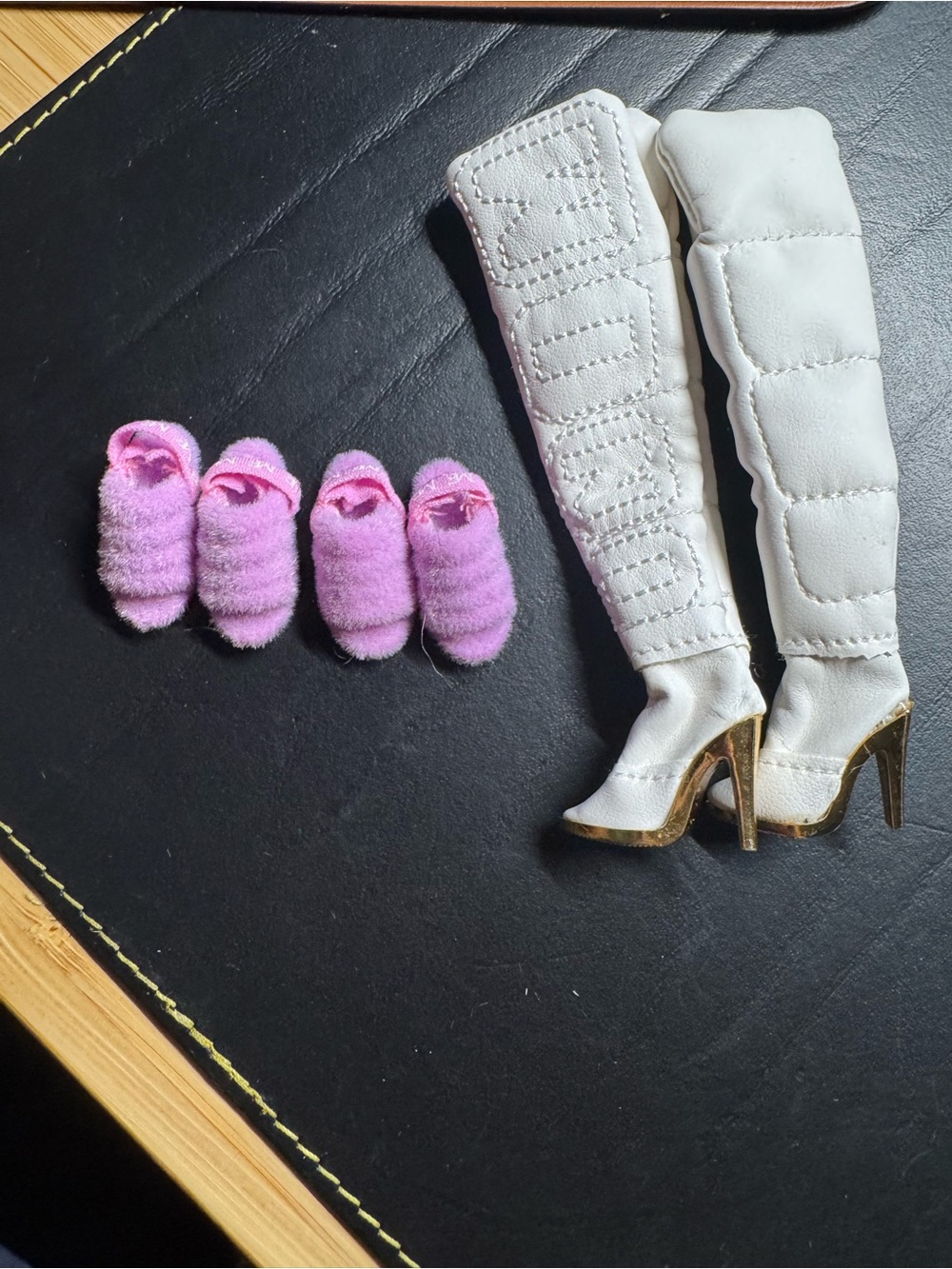 Mini Brands boots and slippers lot